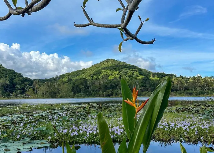 別荘 The Hidden Escapes Manggis- Lakeside With Pool, Sauna & Ice Bath